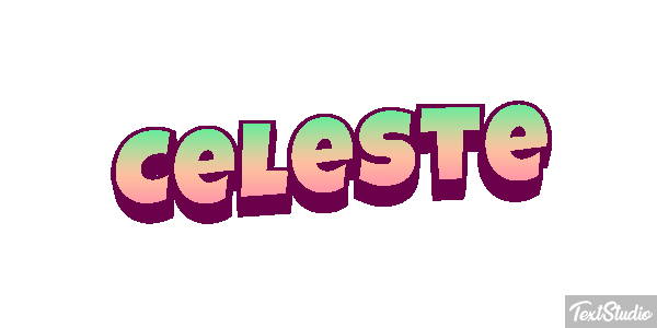 Celeste Efeito do texto