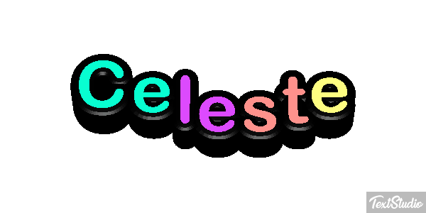 Celeste Efeito do texto