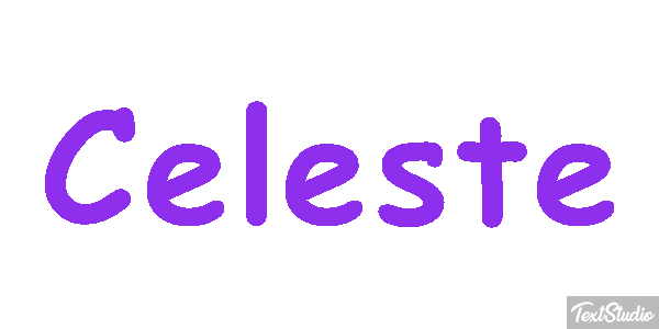 Celeste Efeito do texto