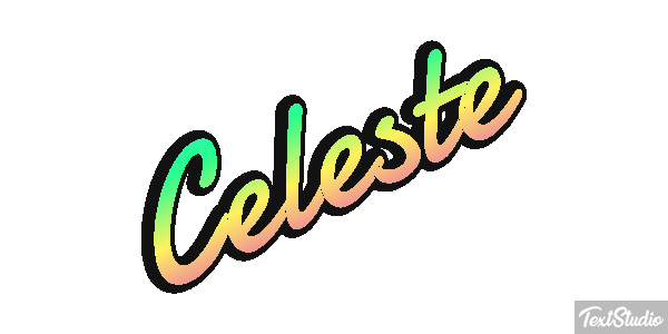 Celeste Efeito do texto