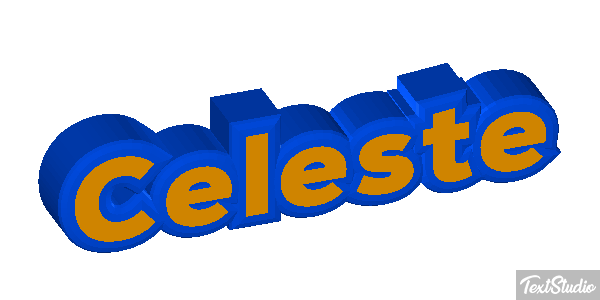 Celeste Efeito do texto