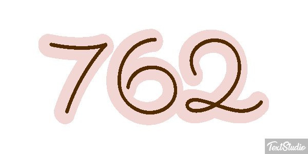 762 Text effect
