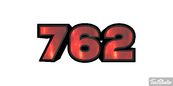 762 Text effect