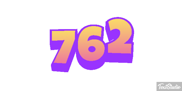762 Text effect