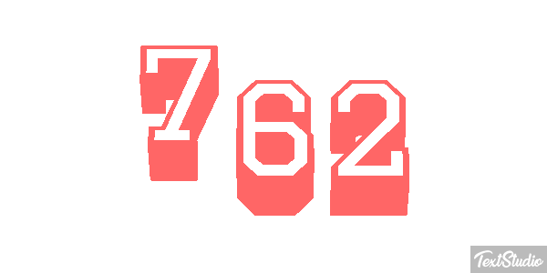 762 Text effect