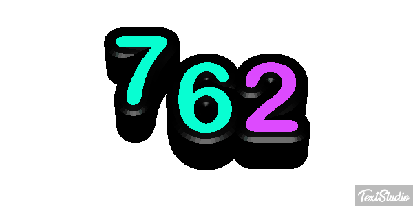 762 Text effect