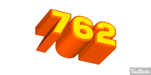 762 Text effect