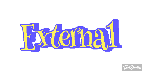 External Text effect