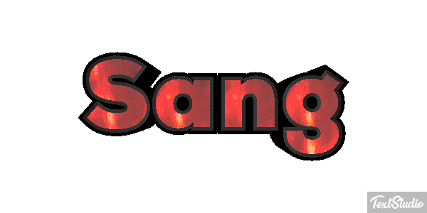 Sang Effet de texte
