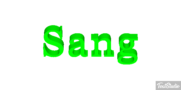 Sang Effet de texte