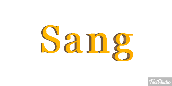 Sang Effet de texte