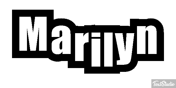 Marilyn Efecto de texto