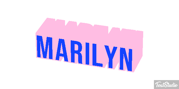 Marilyn Efecto de texto