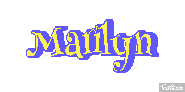 Marilyn Efecto de texto