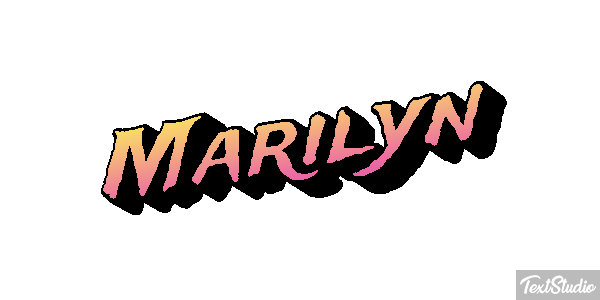 Marilyn Efecto de texto