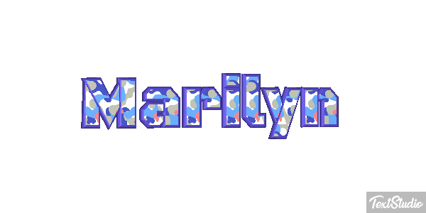 Marilyn Efecto de texto