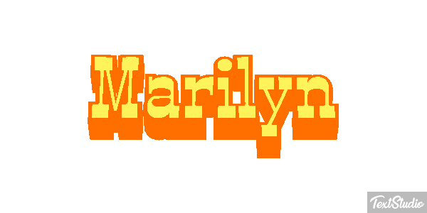 Marilyn Efecto de texto