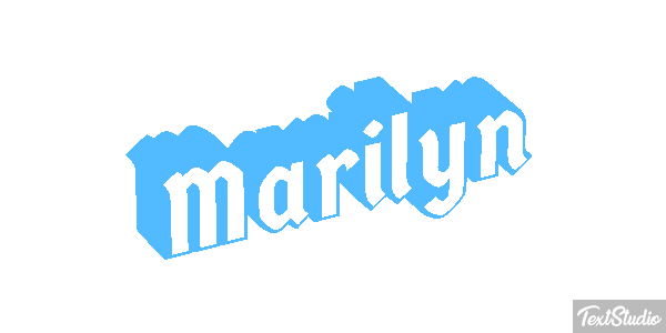 Marilyn Efecto de texto