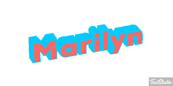 Marilyn Efecto de texto