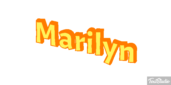 Marilyn Efecto de texto