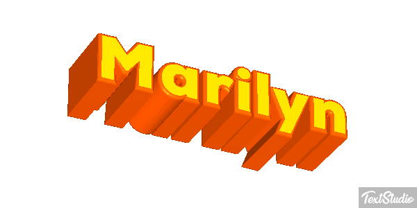 Marilyn Efecto de texto