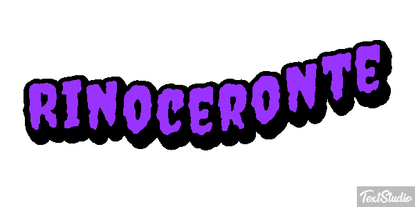 Rinoceronte Efecto de texto