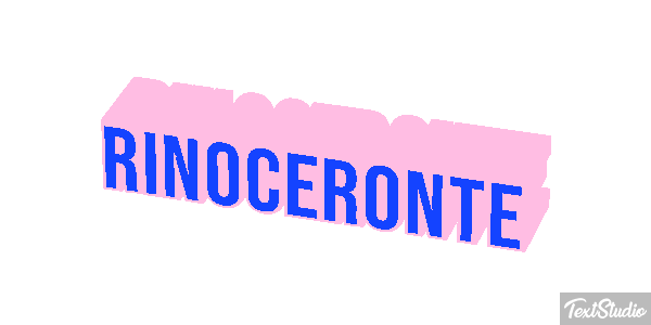 Rinoceronte Efecto de texto