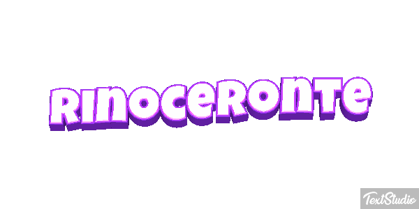 Rinoceronte Efecto de texto