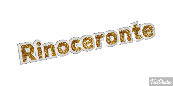 Rinoceronte Efecto de texto