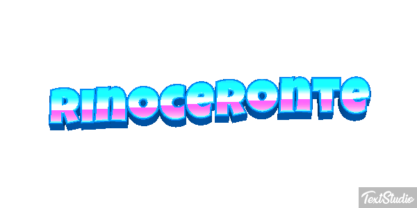 Rinoceronte Efecto de texto