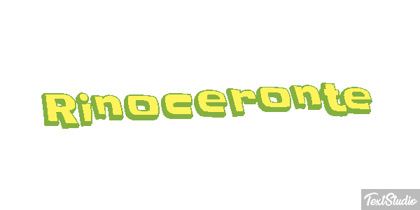 Rinoceronte Efecto de texto