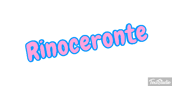 Rinoceronte Efecto de texto