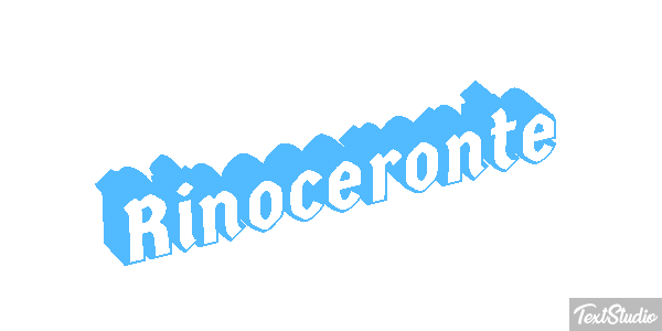 Rinoceronte Efecto de texto
