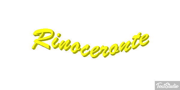 Rinoceronte Efecto de texto