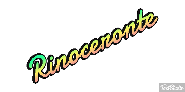 Rinoceronte Efecto de texto