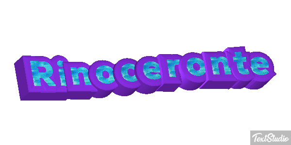Rinoceronte Efecto de texto