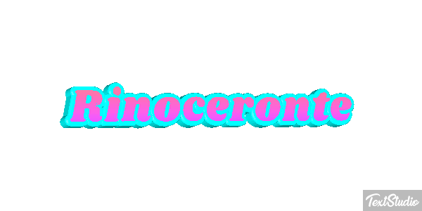 Rinoceronte Efecto de texto