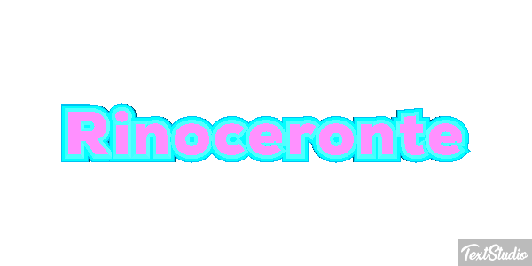 Rinoceronte Efecto de texto