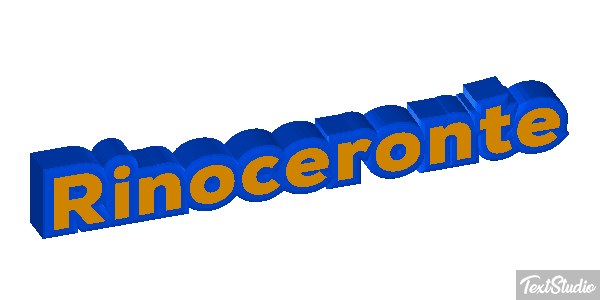 Rinoceronte Efecto de texto