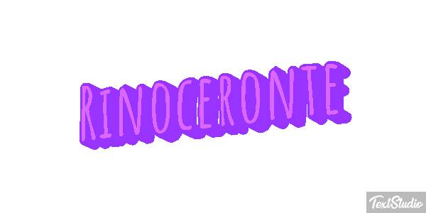 Rinoceronte Efecto de texto