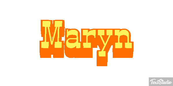 Maryn Effet de texte