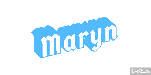 Maryn Effet de texte