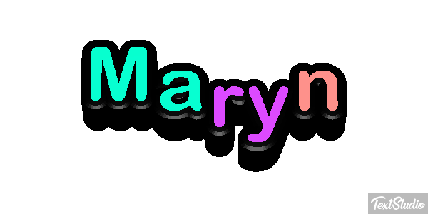 Maryn Effet de texte