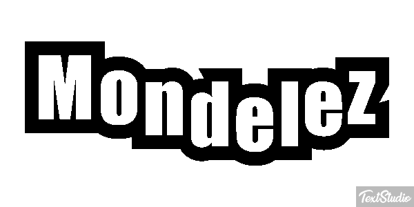 Mondelez Effet de texte