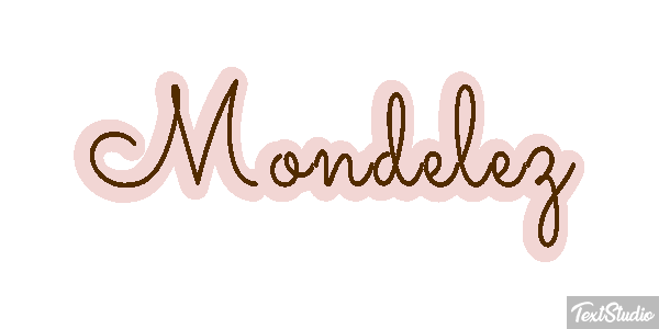 Mondelez Effet de texte