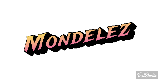 Mondelez Effet de texte