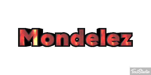 Mondelez Effet de texte