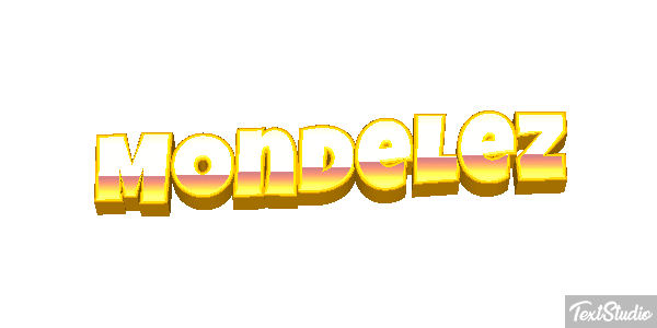 Mondelez Effet de texte