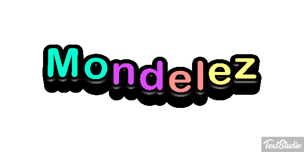 Mondelez Effet de texte