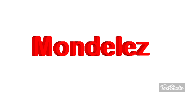 Mondelez Effet de texte